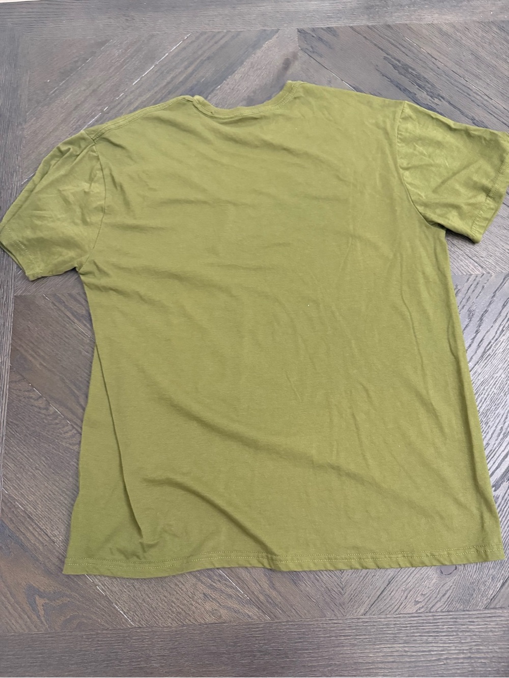Olive Green Short-Sleeve Graphic Tee with Frog & Toad Quote - Picture 2 of 4